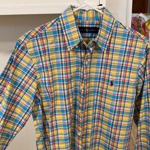 Ralph Lauren button up plaid oxford
